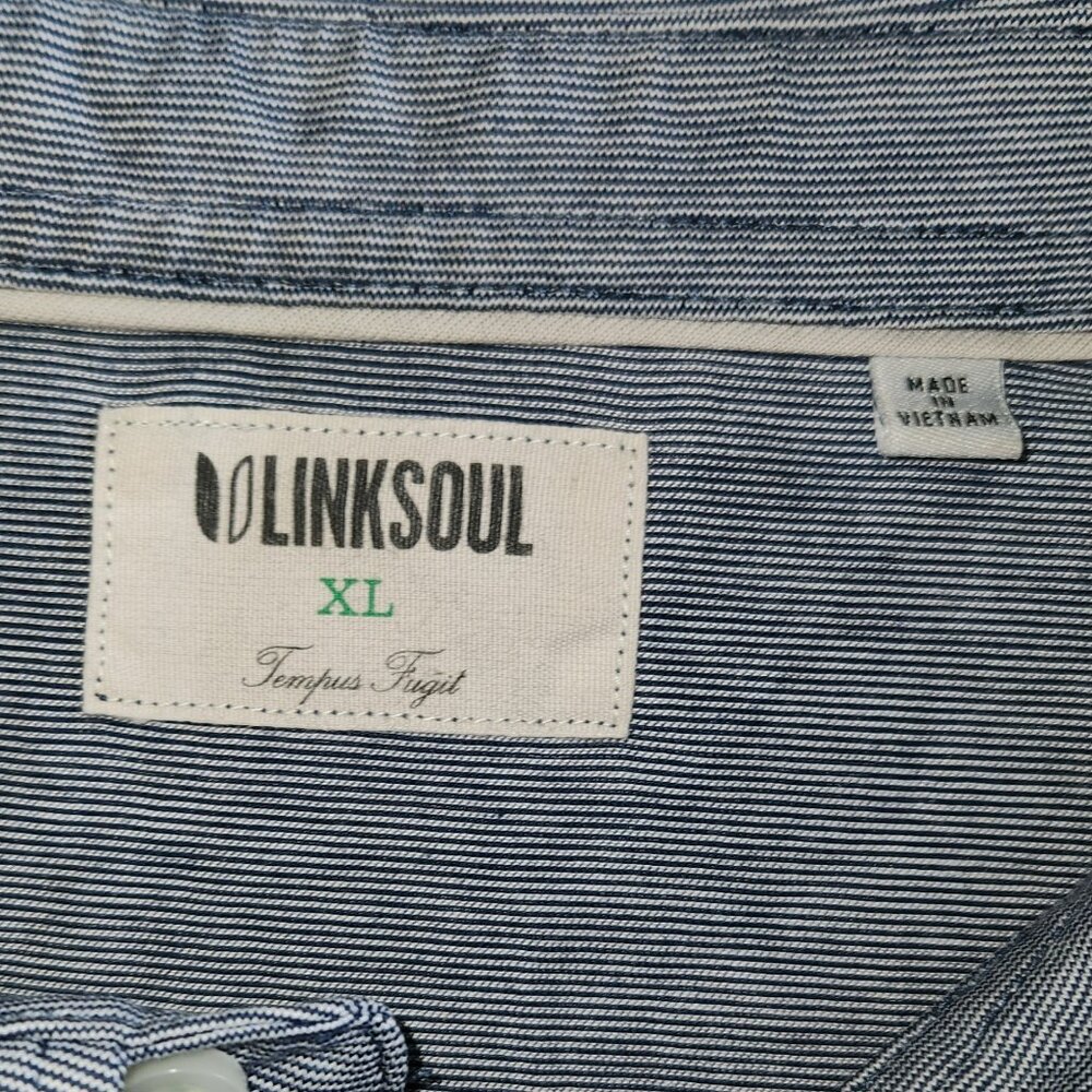 Miura Linksoul Light Blue Striped Polo Shirt - Picture 3 of 3